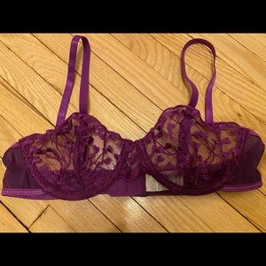 Purple Lace Bra Brand New